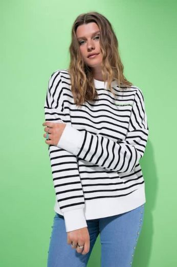 Plus size veliki brojevi Majica dugih rukava šireg kroja za punije