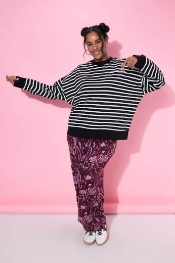 Plus size veliki brojevi Majica dugih rukava šireg kroja za punije