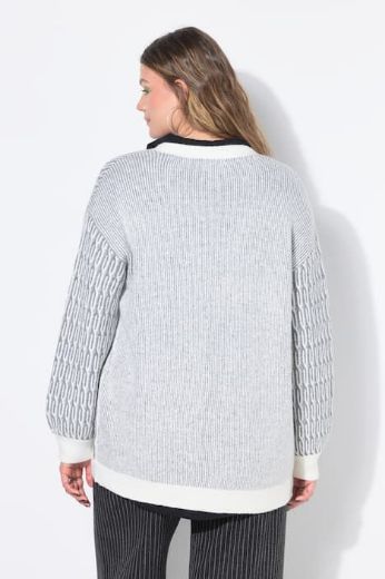 Plus size veliki brojevi Kardigan na kopčanje za punije