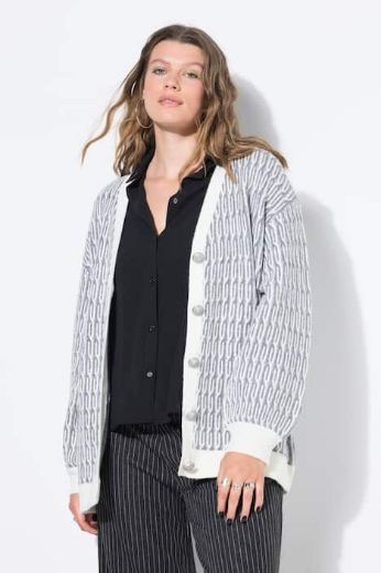 Plus size veliki brojevi Kardigan na kopčanje za punije