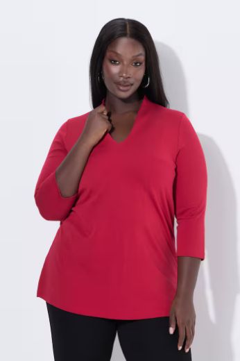 Plus size veliki brojevi Majica 3/4 rukavi za punije