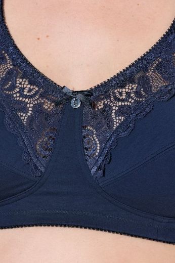 Plus size veliki brojevi Grudnjak sa širim naramenicama s dodatkom ukrasne čipke za punije