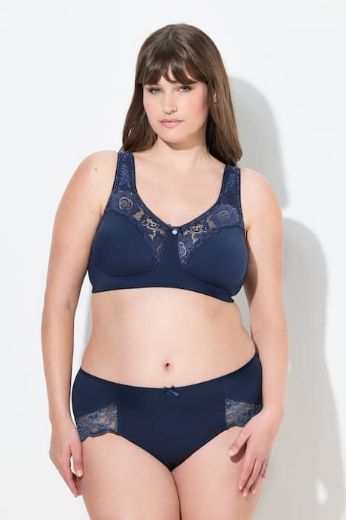 Plus size veliki brojevi Grudnjak sa širim naramenicama s dodatkom ukrasne čipke za punije