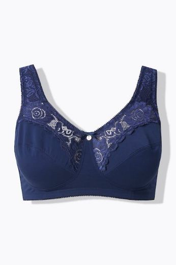 Plus size veliki brojevi Grudnjak sa širim naramenicama s dodatkom ukrasne čipke za punije