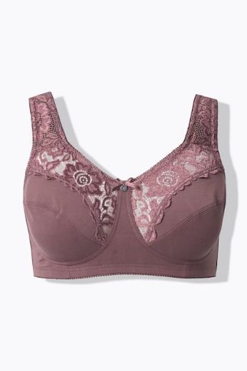 Plus size veliki brojevi Grudnjak sa širim naramenicama s dodatkom ukrasne čipke za punije