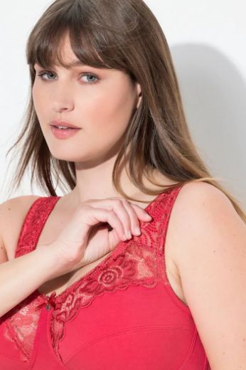 Plus size veliki brojevi Grudnjak sa širim naramenicama s dodatkom ukrasne čipke za punije