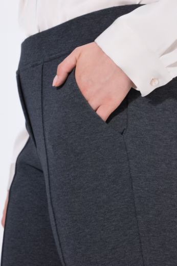 Plus size veliki brojevi Hlače s blago suženim nogavicama za punije