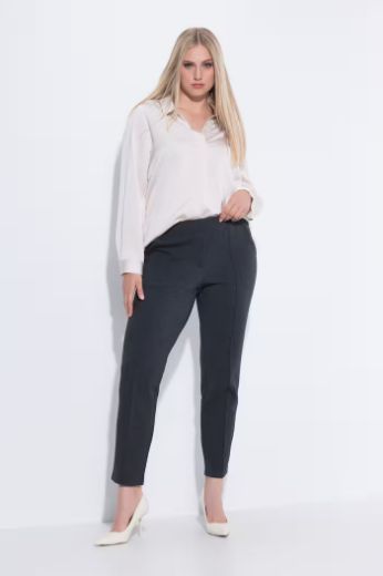 Plus size veliki brojevi Hlače s blago suženim nogavicama za punije