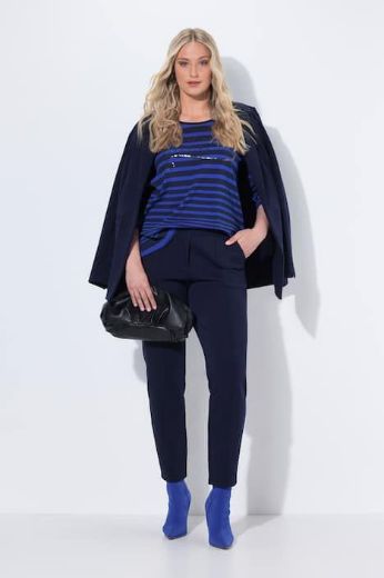 Plus size veliki brojevi Hlače s blago suženim nogavicama za punije