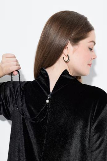 Plus size veliki brojevi Haljina elegantna s 3/4 rukavima A kroja za punije