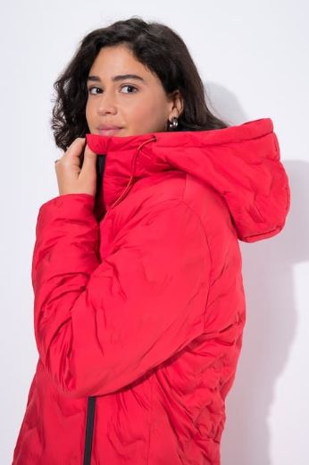 Plus size veliki brojevi Jakna prošivena dužeg A kroja za punije