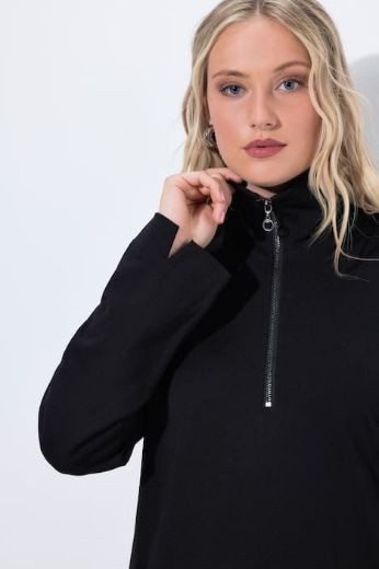 Plus size veliki brojevi Haljina midi dugih rukava za punije