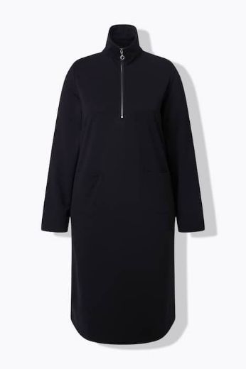 Plus size veliki brojevi Haljina midi dugih rukava za punije