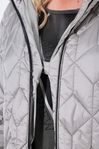 Plus size veliki brojevi Jakna prošivena dužeg kroja za punije