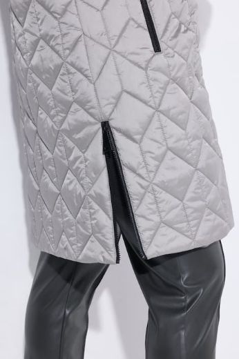 Plus size veliki brojevi Jakna prošivena dužeg kroja za punije