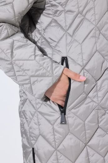 Plus size veliki brojevi Jakna prošivena dužeg kroja za punije