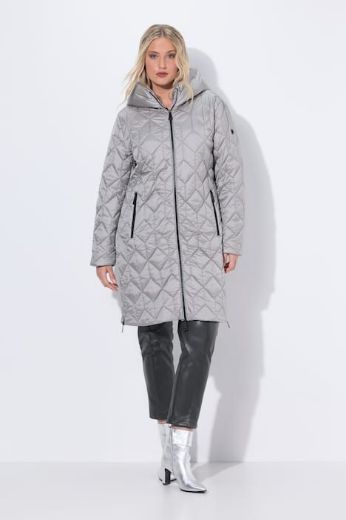 Plus size veliki brojevi Jakna prošivena dužeg kroja za punije