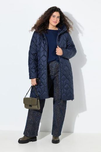 Plus size veliki brojevi Jakna prošivena dužeg kroja za punije