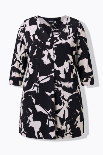 Plus size veliki brojevi Majica 3/4 rukava A kroja za punije