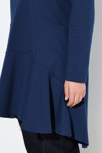Plus size veliki brojevi Majica dugih rukava dužeg kroja za punije