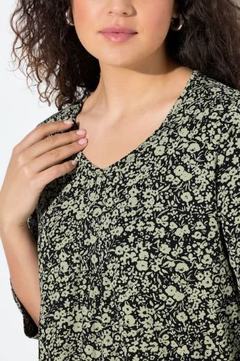 Plus size veliki brojevi Majica 3/4 rukava A kroja za punije