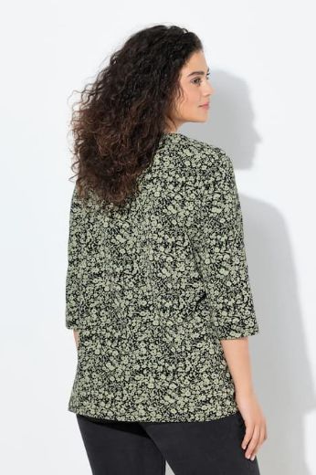 Plus size veliki brojevi Majica 3/4 rukava A kroja za punije