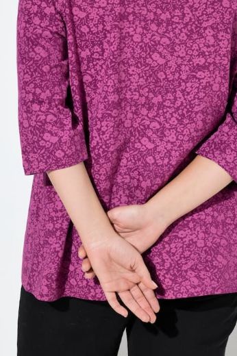 Plus size veliki brojevi Majica 3/4 rukava A kroja za punije