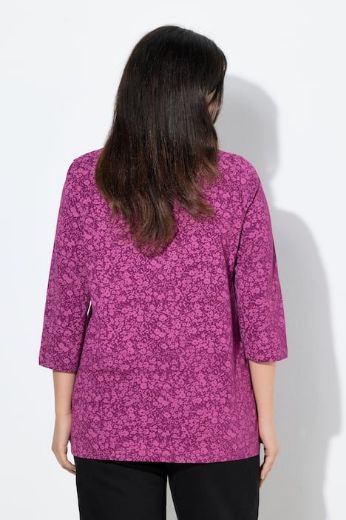 Plus size veliki brojevi Majica 3/4 rukava A kroja za punije