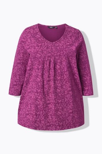 Plus size veliki brojevi Majica 3/4 rukava A kroja za punije