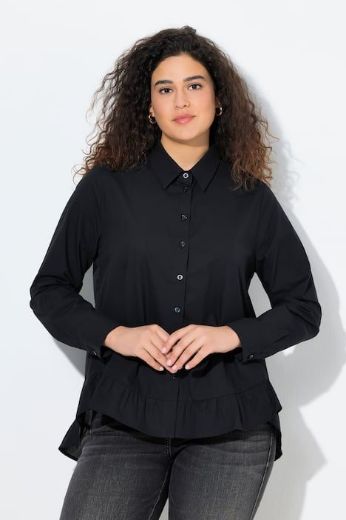 Plus size veliki brojevi Bluza na volane za punije