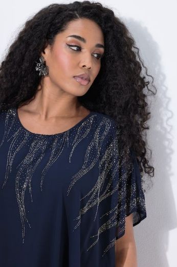 Plus size veliki brojevi Haljina svečana spuštenih rukava za punije