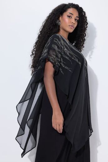 Plus size veliki brojevi Haljina svečana spuštenih rukava za punije