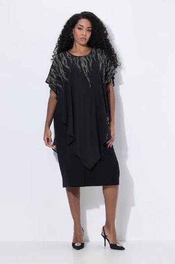 Plus size veliki brojevi Haljina svečana spuštenih rukava za punije