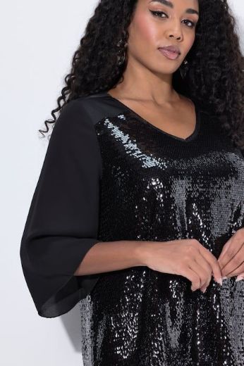 Plus size veliki brojevi Bluza elegantna 3/4 rukava A kroja za punije