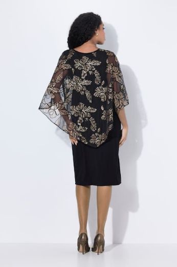 Plus size veliki brojevi Haljina svečana 3/4 rukava za punije