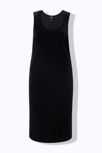 Plus size veliki brojevi Haljina svečana midi 3/4 rukava za punije