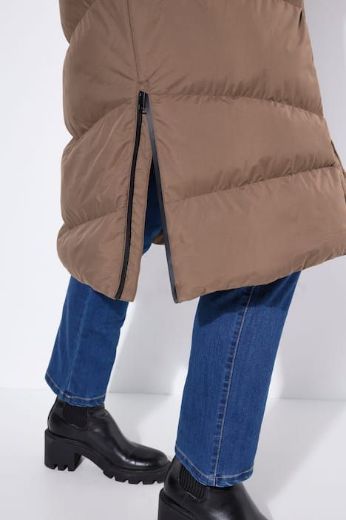 Plus size veliki brojevi Jakna prošivena dužeg kroja za punije