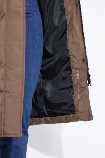 Plus size veliki brojevi Jakna prošivena dužeg kroja za punije