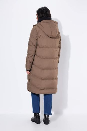 Plus size veliki brojevi Jakna prošivena dužeg kroja za punije