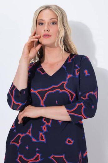 Plus size veliki brojevi Haljina 3/4 rukava za punije