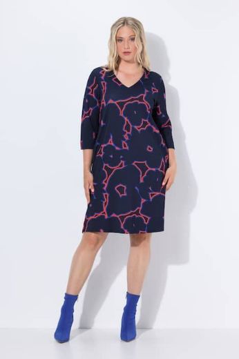 Plus size veliki brojevi Haljina 3/4 rukava za punije