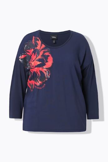 Plus size veliki brojevi Majica 3/4 rukava za punije