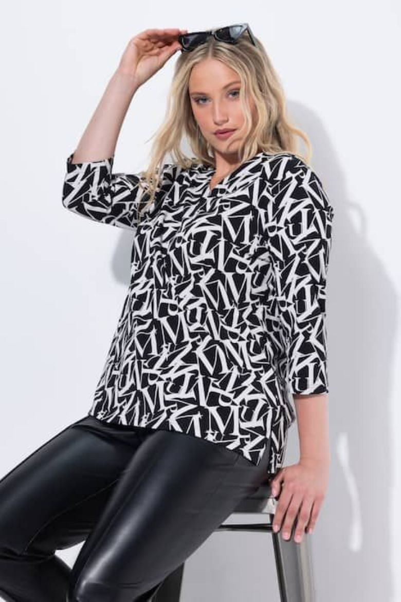Plus size veliki brojevi Majica 3/4 rukava za punije