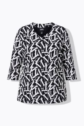 Plus size veliki brojevi Majica 3/4 rukava za punije