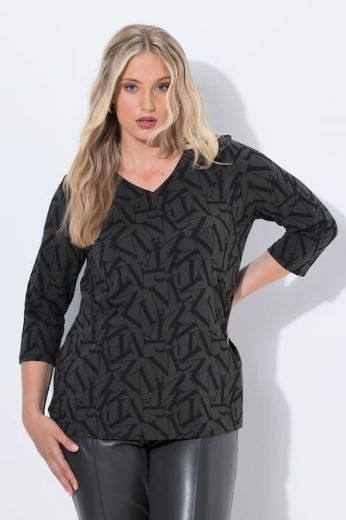 Plus size veliki brojevi Majica 3/4 rukava za punije