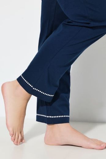 Plus size veliki brojevi Pidžama kratkih rukava V ovratnika za punije
