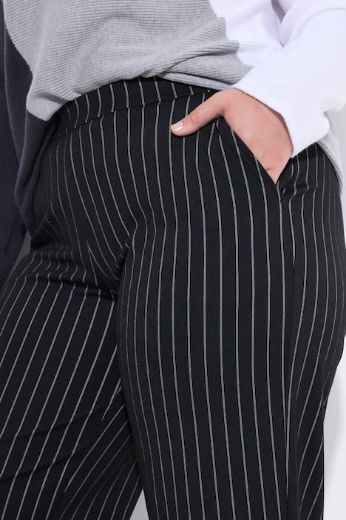 Plus size veliki brojevi Hlače širokih nogavica elastičnog struka za punije