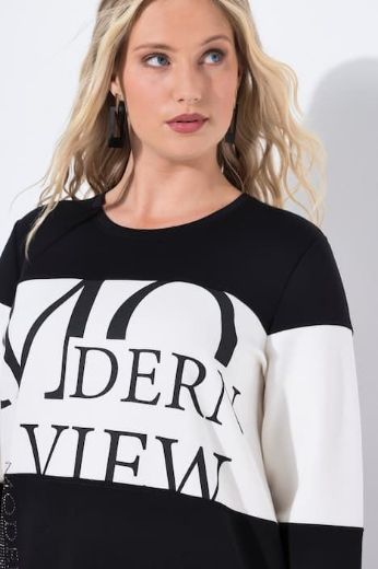 Plus size veliki brojevi Haljina dugih rukava za punije
