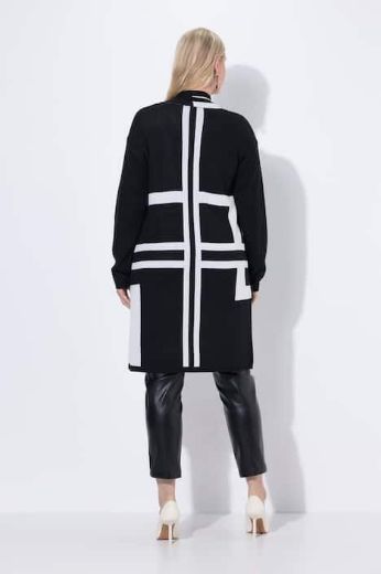 Plus size veliki brojevi Kardigan dugih rukava dužeg kroja za punije