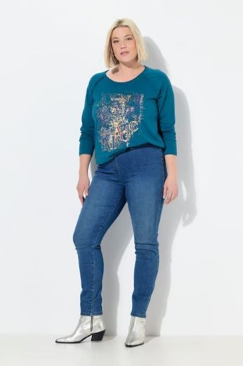 Plus size veliki brojevi Traperice uskih nogavica za punije